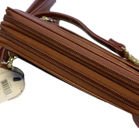 Mundi Small Big Fat Crossbody Photo flip Checkbook Cover Card Pockets 7x4x2 - Picture 10 of 13